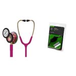 Fonendoscopio 3M 5806 Littmann Classic III Rainbow-Finish Monitoring Stethoscope with Black Identification Tag, 27 Raspberry Tube Colombia