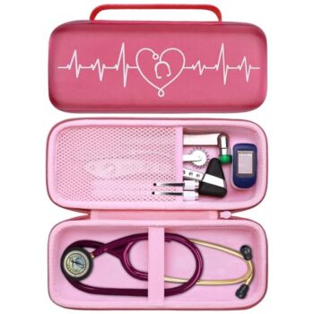 Fonendoscopio Estuche para estetoscopio y accesorios de acero inoxidable para enfermería y equipo médico 3M Littmann Cardiology III, II, IV,3M Littmann Master CardiologyMDF MDOne Colombia