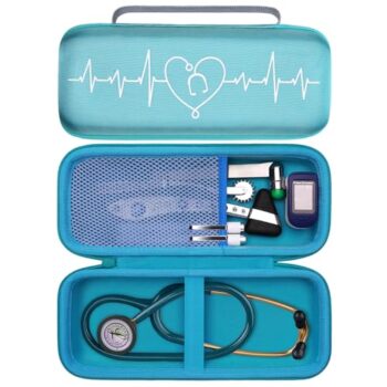 Fonendoscopio LTGEM - Estuche para estetoscopio y accesorios de acero inoxidable 3M Littmann Cardiology III, II, IV,3M Littmann Master CardiologyMDF MDOne Colombia