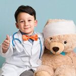 Fonendoscopio Zcaukya Estetoscopio para niños, estetoscopio de enfermería de trabajo real para niños, juego de rol, juego de médico (azul) Colombia