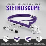 Fonendoscopios ASA TECHMED Juego manual de estetoscopio y esfigmomanómetro de doble cabeza con estuche, morado Colombia