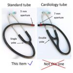 Fonendoscopios CardioTubes - Tubo de repuesto compatible con estetoscopios estándar Littmann(r) Classic II SE (r) - Tubo rosa de 0.197 in Colombia