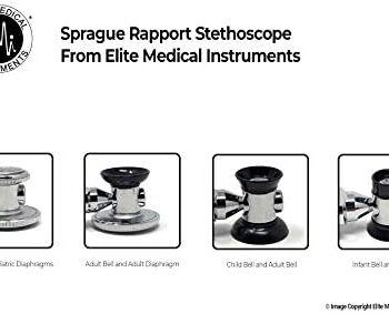 Fonendoscopios EMI Purple Sprague Rappaport - Estetoscopio de doble cabeza para enfermeras y profesionales médicos Colombia