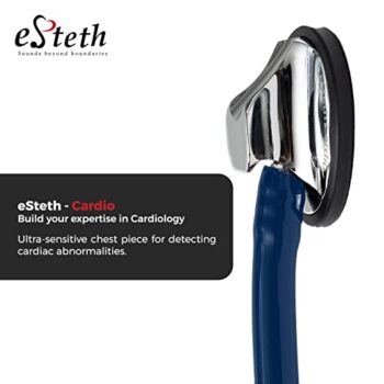 Fonendoscopios Estetoscopio de cardiología, pieza de pecho ultra sensible, auriculares anchos, puntas extra para las orejas y anillo antifrío, tubo flexible de 30 Pulgadas Colombia