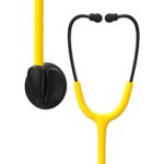 Fonendoscopios Estetoscopio de una sola cabeza para médicosenfermerasestudiantes de enfermería, para uso médico y doméstico (tubo amarillo, sin estuche EVA) Colombia