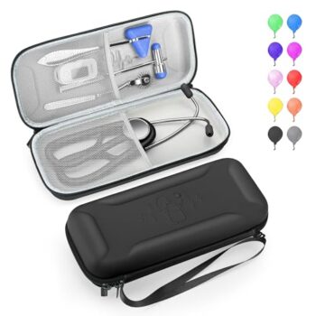 Fonendoscopios Funda para estetoscopio 3M Littmann Classic III, ligera II S.E. Cardiology IV, organizador duro, funda de viaje portátil, bolsa de almacenamiento con suministros médicos Colombia