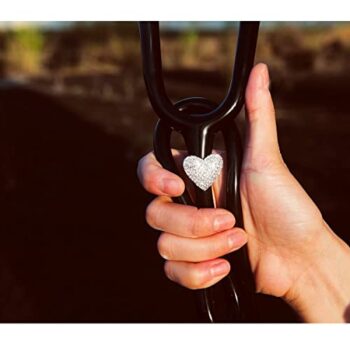 Fonendoscopios Paquete de 2 dijes de estetoscopio Spark Bling Love con forma de corazón, etiqueta de identificación de estetoscopio personalizado, dije de estetoscopio Colombia