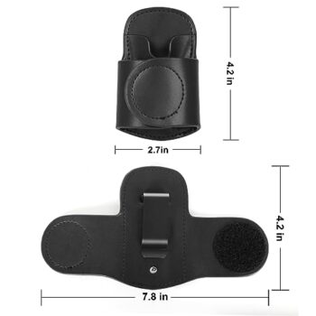 Fonendoscopios Soporte para estetoscopio, clip para estetoscopio, soporte de cadera con funda de estetoscopio de cuero genuino para Littmann y la mayoría de estetoscopios, cinturón Colombia